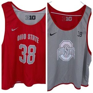 Nike Reversible Ohio State Basketball Jersey XL Buckeyes OSU Scarlet Red Gray